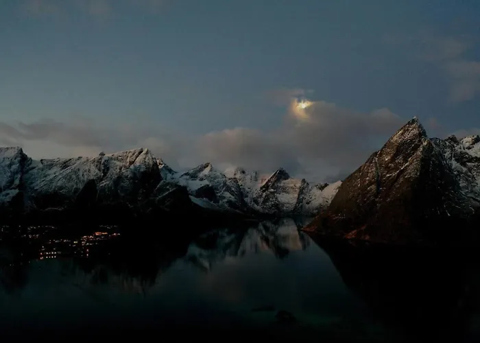 Lofoten Panoramic Luxury With Sauna 펜션 모스케네스