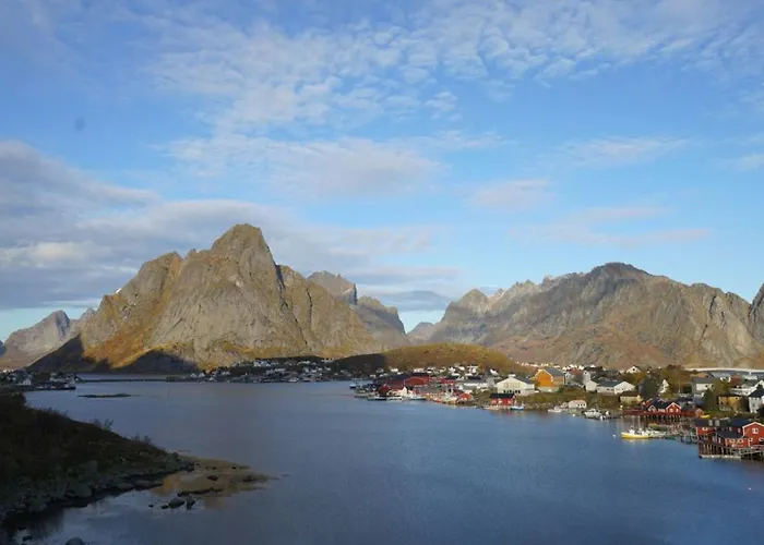 펜션 Lofoten Panoramic Luxury With Sauna 모스케네스