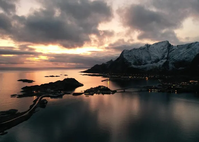 Lofoten Panoramic Luxury With Sauna 모스케네스
