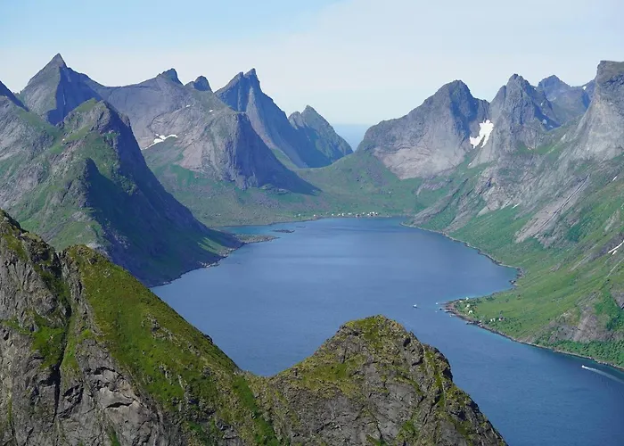 Lofoten Panoramic Luxury With Sauna 펜션 모스케네스