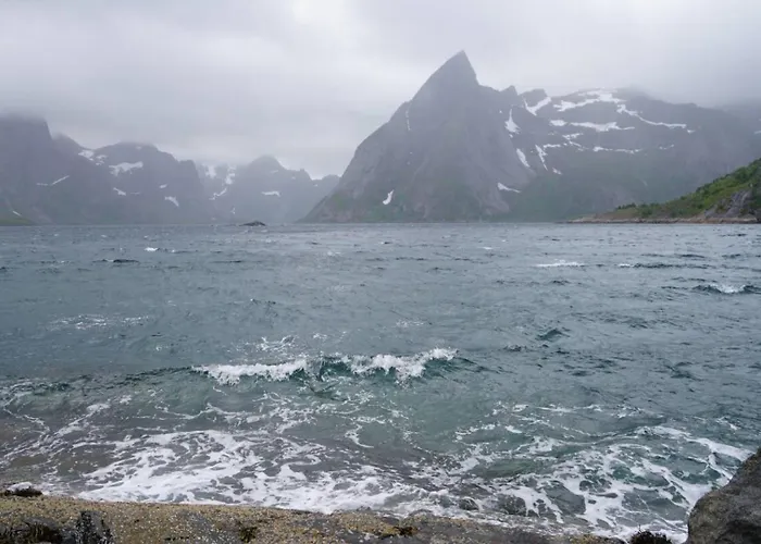 Lofoten Panoramic Luxury With Sauna 펜션 모스케네스