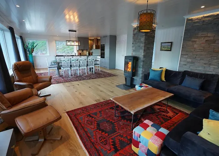 펜션 Lofoten Panoramic Luxury With Sauna